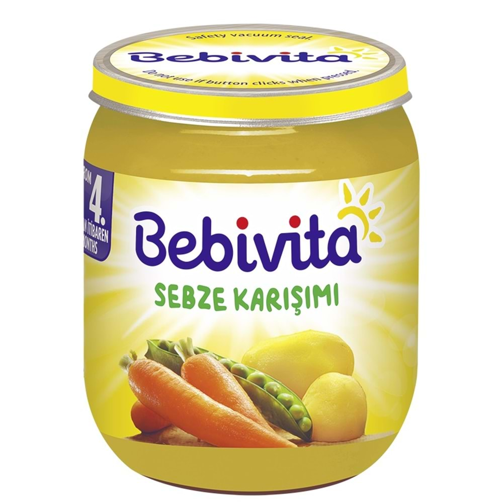 Bebivita Kavanoz Maması 125Gr Sebze Karışımı