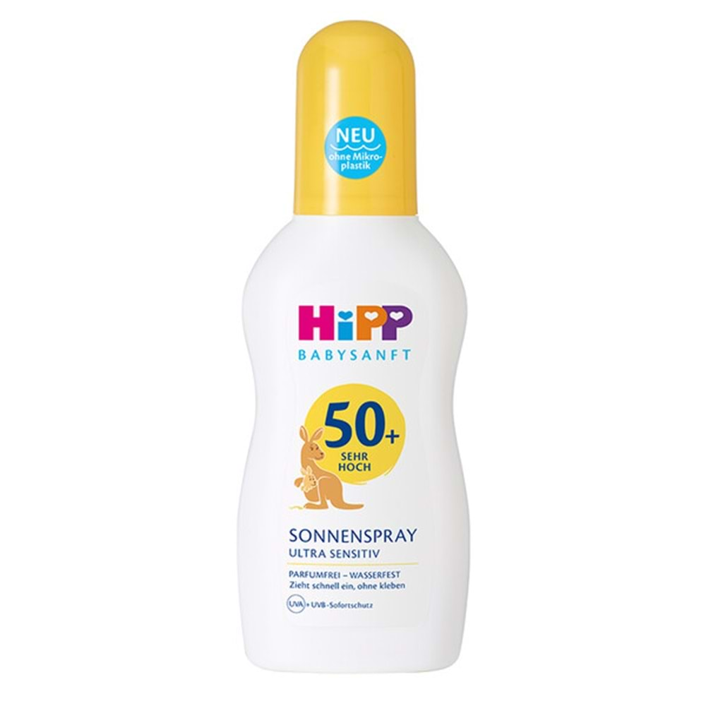 Hipp Babysanft Sprey Güneş Kremi Sonnenspray 50+ Faktör Ultra Sensıtıv 150ML Sprey