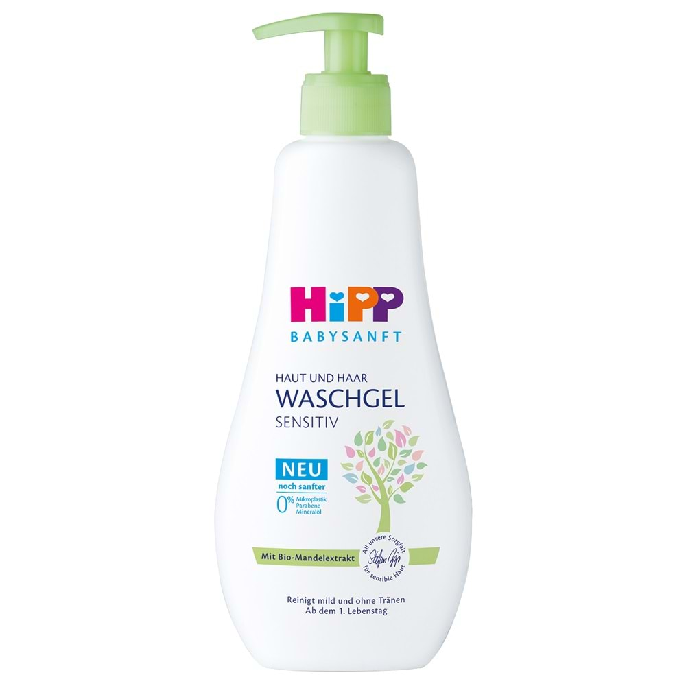 Hipp Babysanft Bebek Saç ve Vücut Banyo Jeli/Waschgel Sensıtıv 400ML