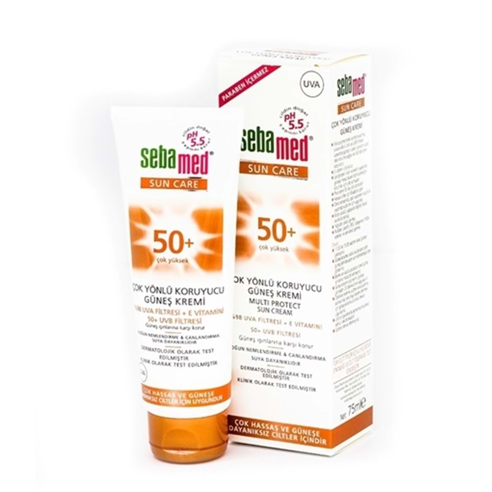 Sebamed Sun Care Çok Yönlü Koruyucu Güneş Kremi 75ML SPF 50+ Faktör