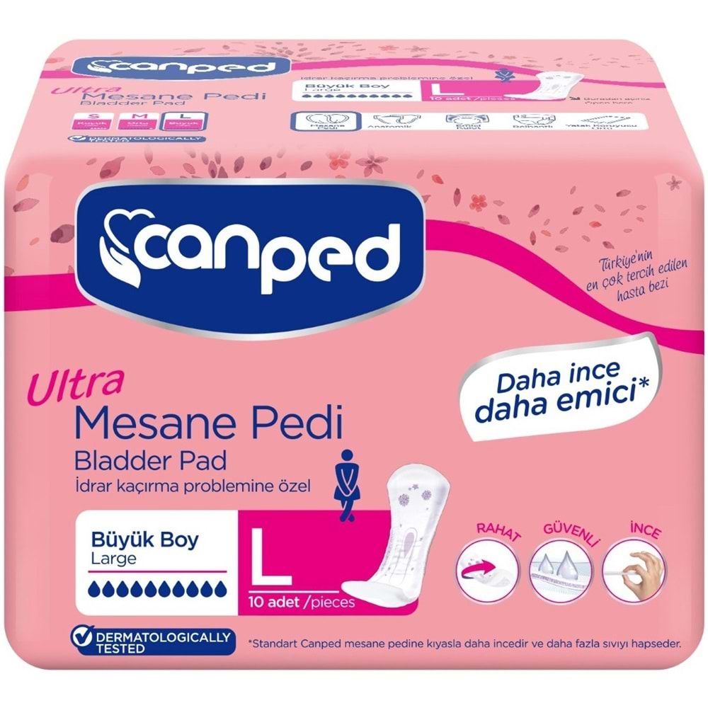 Canped Mesane Pedi Ultra Large -Büyük (İç Adet 10) Tekli Pk