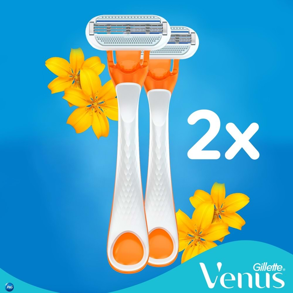 Gillette Venus Riviera Kullan At Kadın Tıraş Bıçağı (2 Li PK)