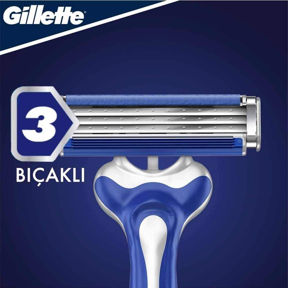 Gillette Blue3 Comfort Kullan At Tıraş Bıçağı (6+2) Toplam 8 Adet (Avantaj Pk)