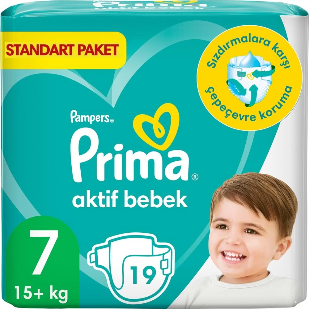 Prima Bebek Bezi Beden:7 (15+KG) XX Large 19 Adet Standart Pk