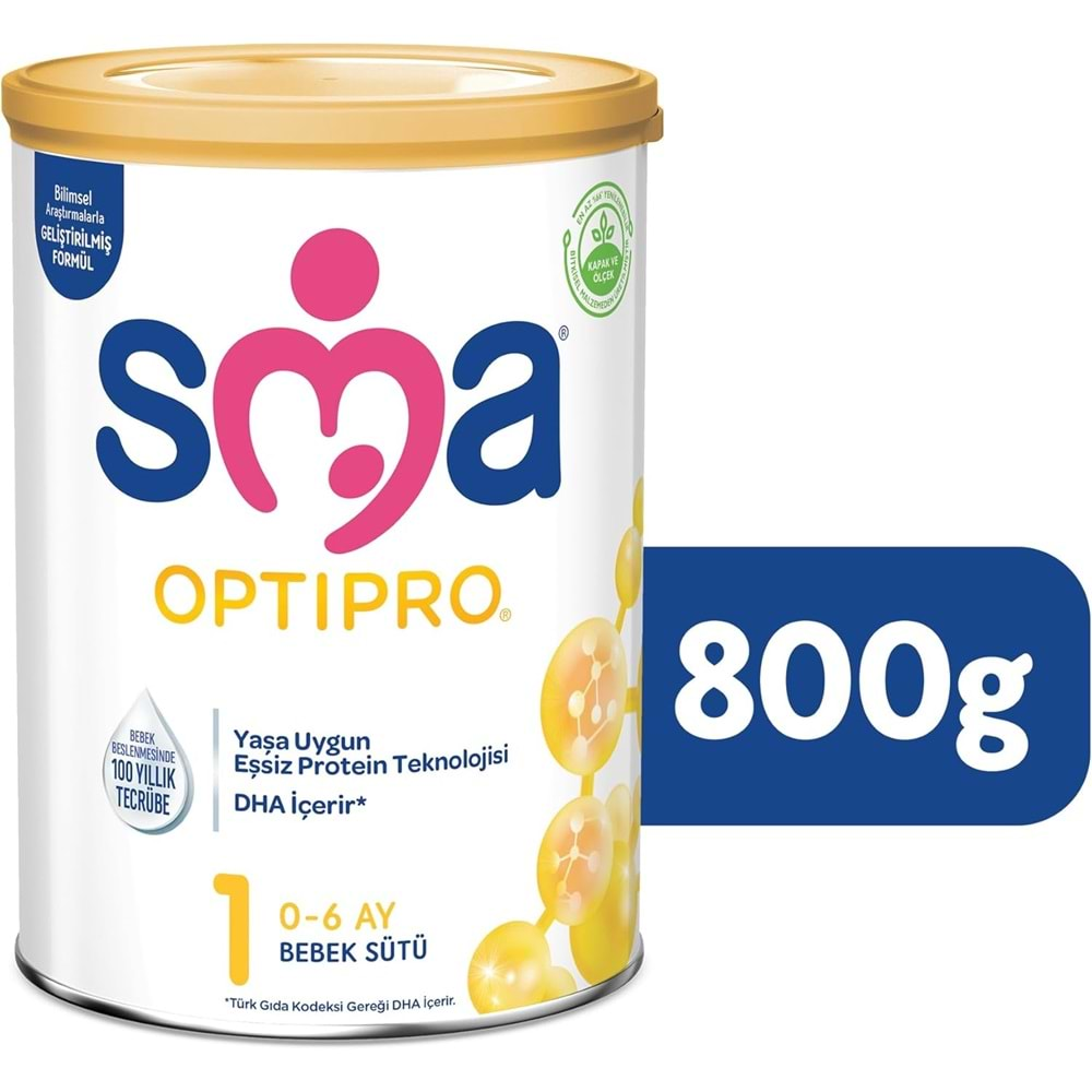 Sma Optipro 800GR No:1 Bebek Sütü (0-6 Ay)