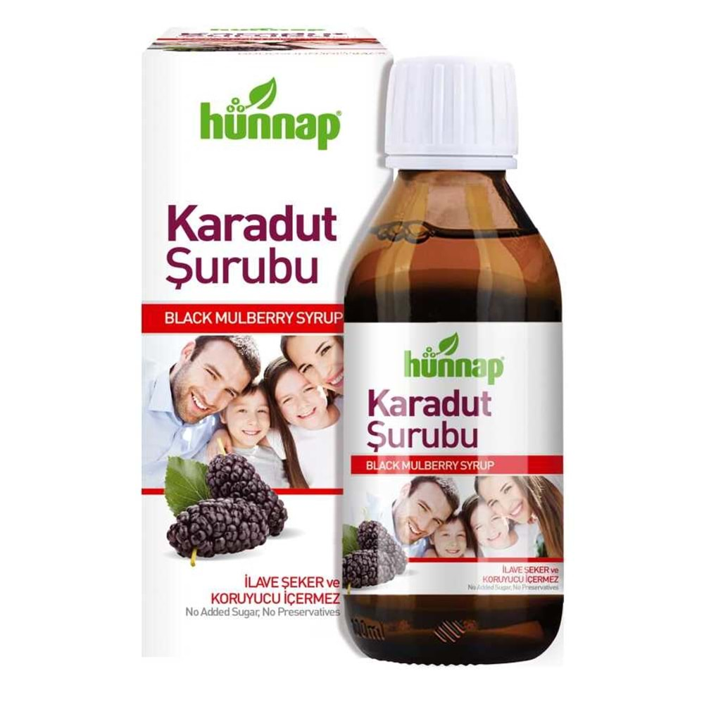 Hünnap Karadut Şurubu 50ML