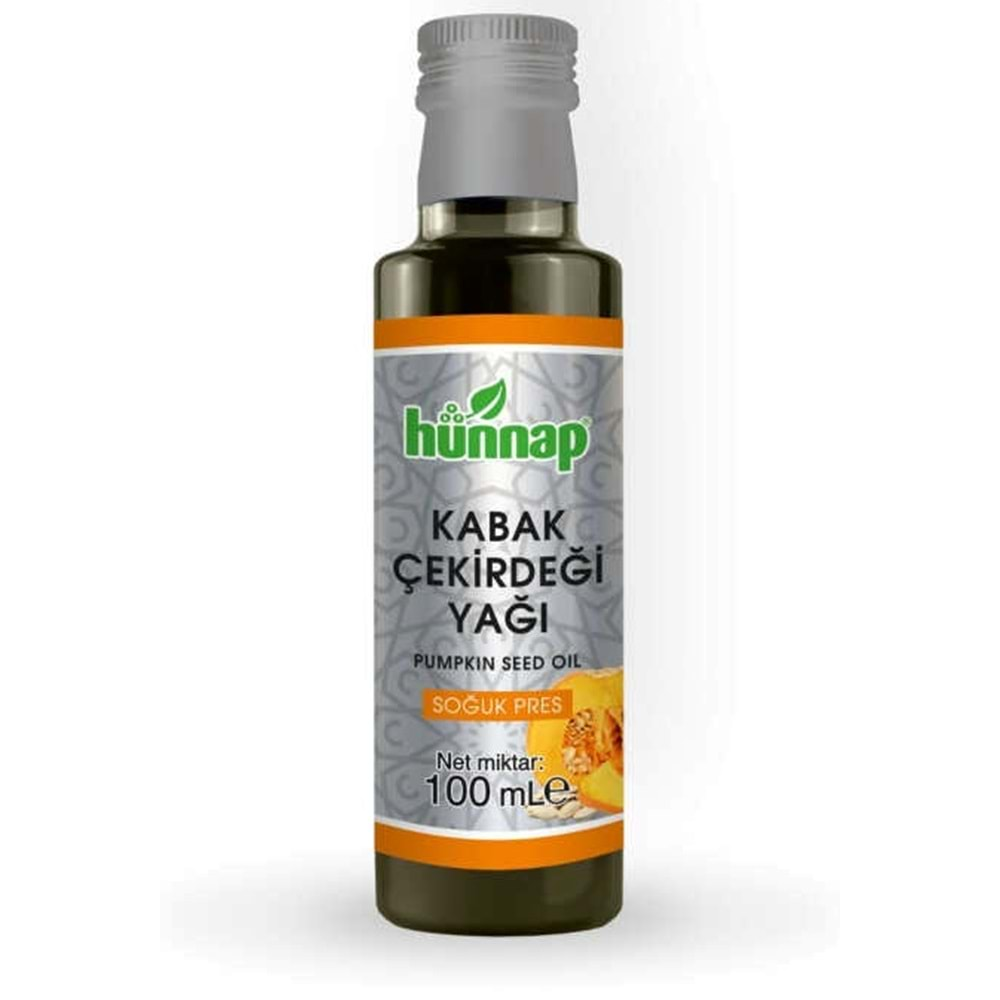 Hünnap Kabak Çekirdeği Yağı 100ML (Soğuk Press)