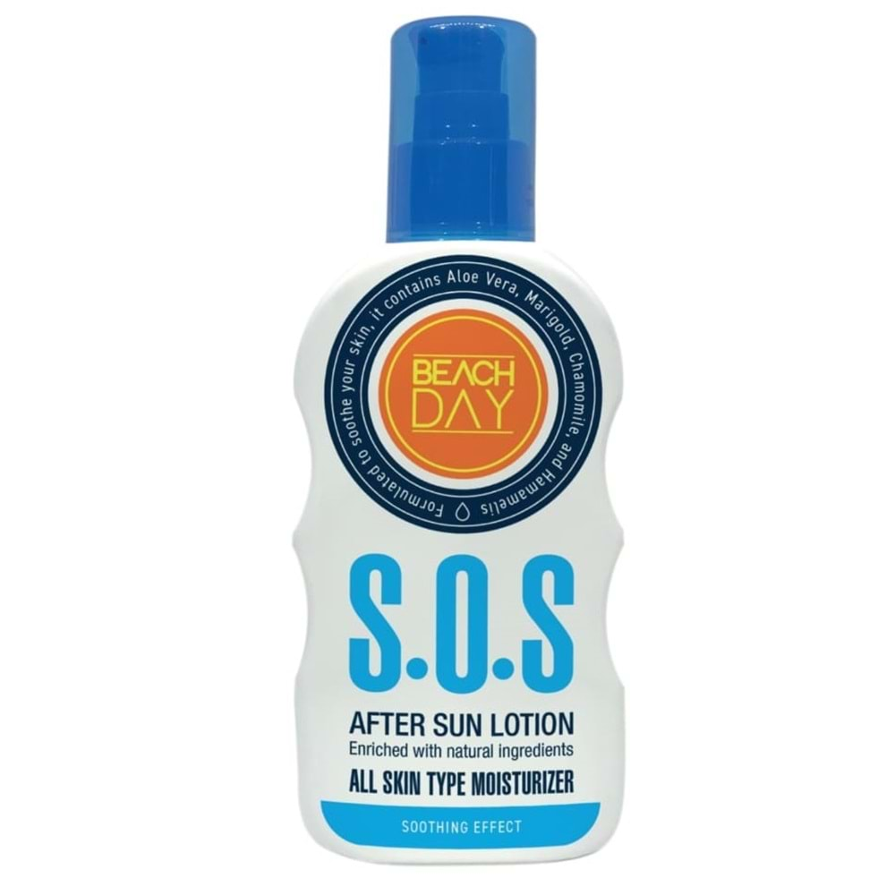 Beach Day S.O.S After Sun Lotıon Güneş Sonrası Losyon 150ML Sprey