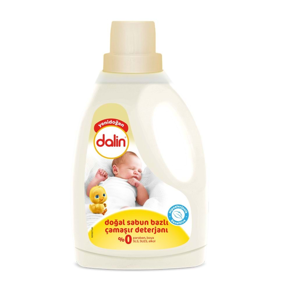 Dalin Çamaşır Deterjanı 1500ML Sensitive Sabun Kokulu (Yeni)