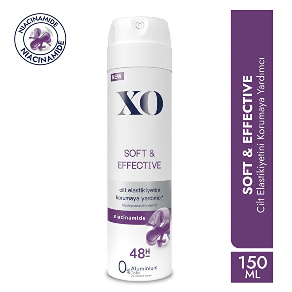 XO Deodorant 150ML Women-Kadın Soft & Effective