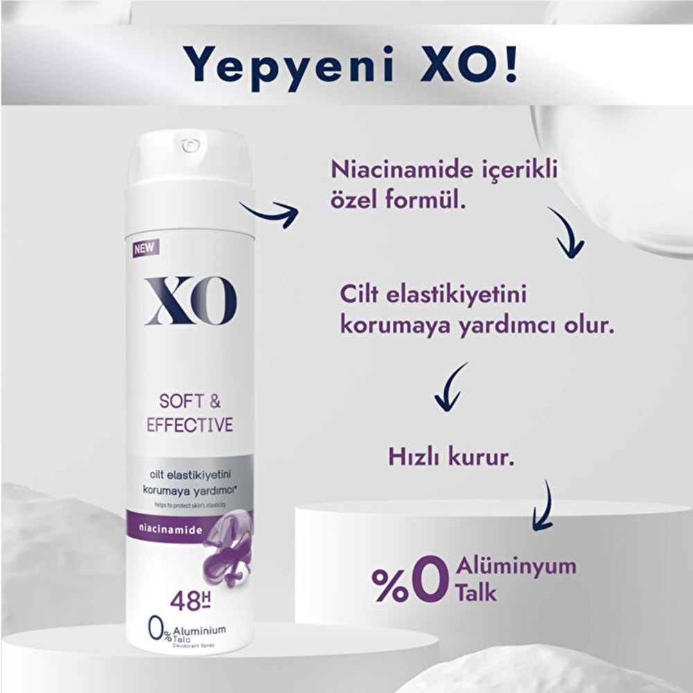 XO Deodorant 150ML Women-Kadın Soft & Effective