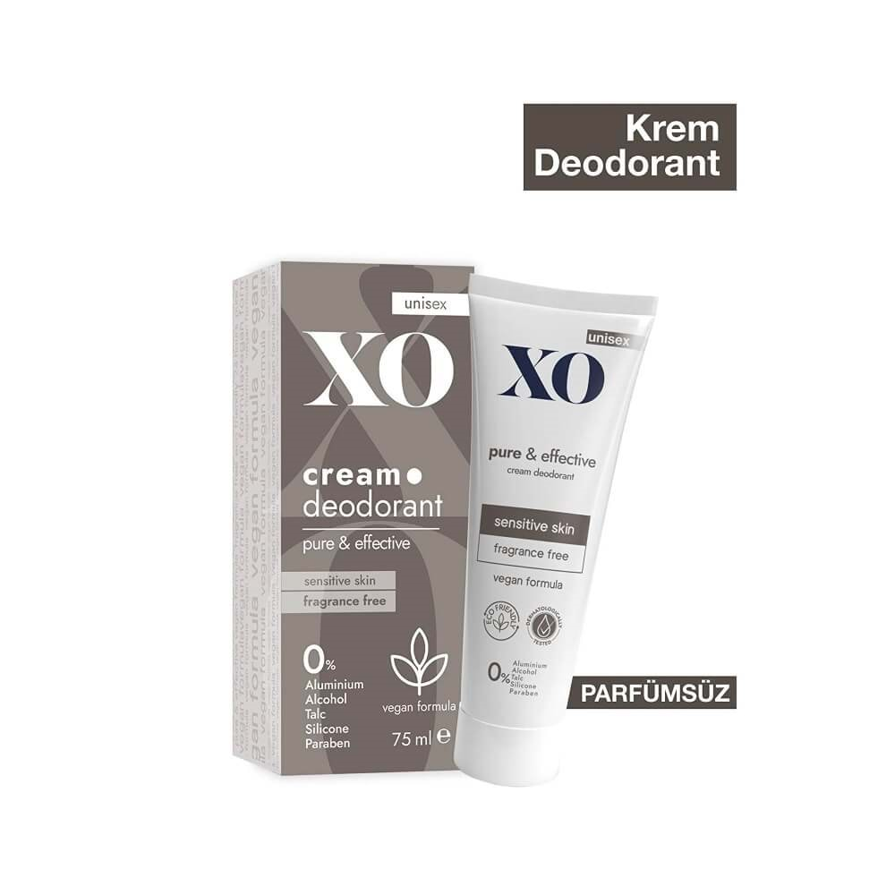 XO Krem Deodorant 75ML Unisex Pure & Effective Kokusuz