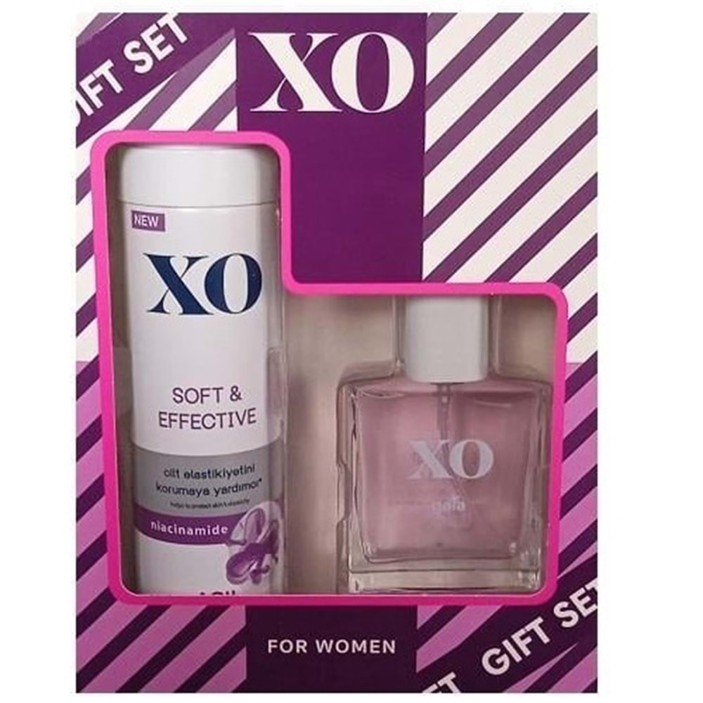 XO Parfüm Seti Gaia Women Kadın 50ML EDT + 150ML Deodorant Soft Effectıve