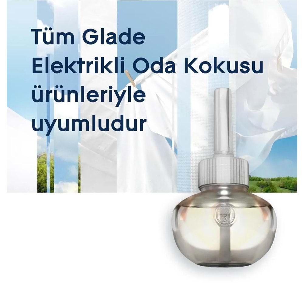 Glade Elektrikli Oda Kokusu Kit Temiz Çarşaf Ferahlığı