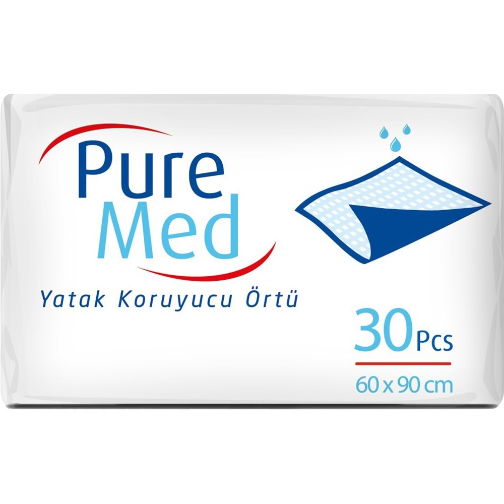 Puremed Hasta Yatak Koruyucu 60*90CM 30 Adet Tekli Pk