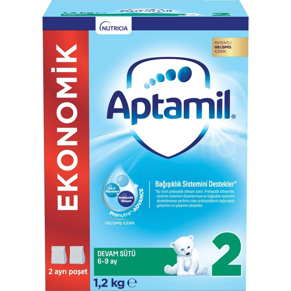 Nutrıcıa Aptamil 1200GR Devam Sütü No:2 (6-9 Ay)