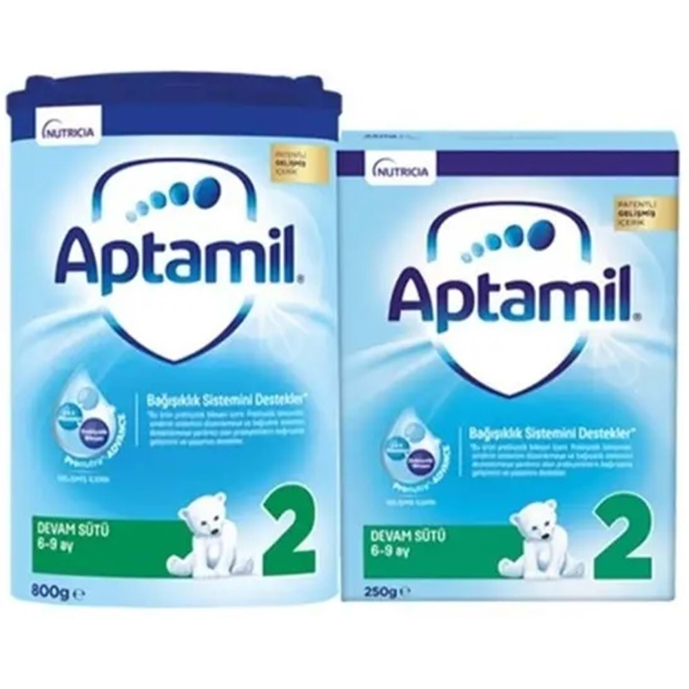 Nutrıcıa Aptamil 800GR+250GR:1050GR Devam Sütü No:2 (6-9 Ay) Avantaj Pk