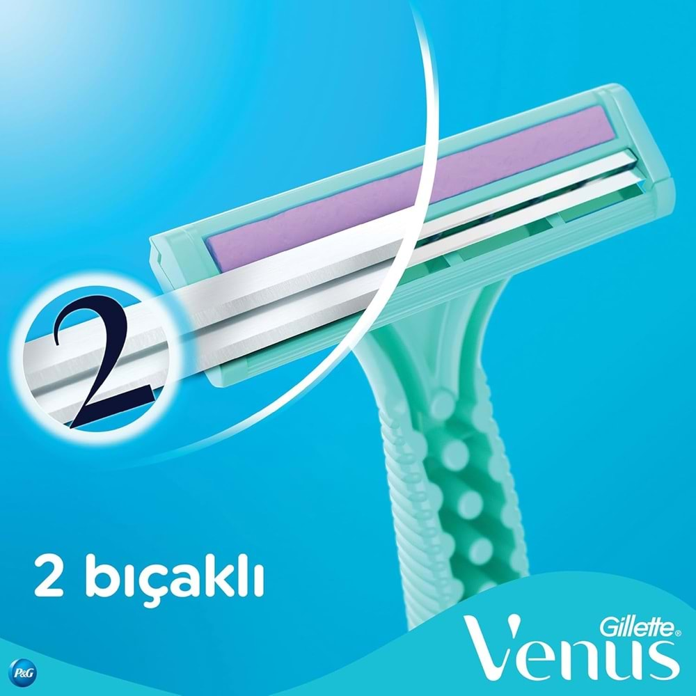 Gillette Simply Venus 2 Kullan At Kadın Tıraş Bıçağı (4 Lü Pk)