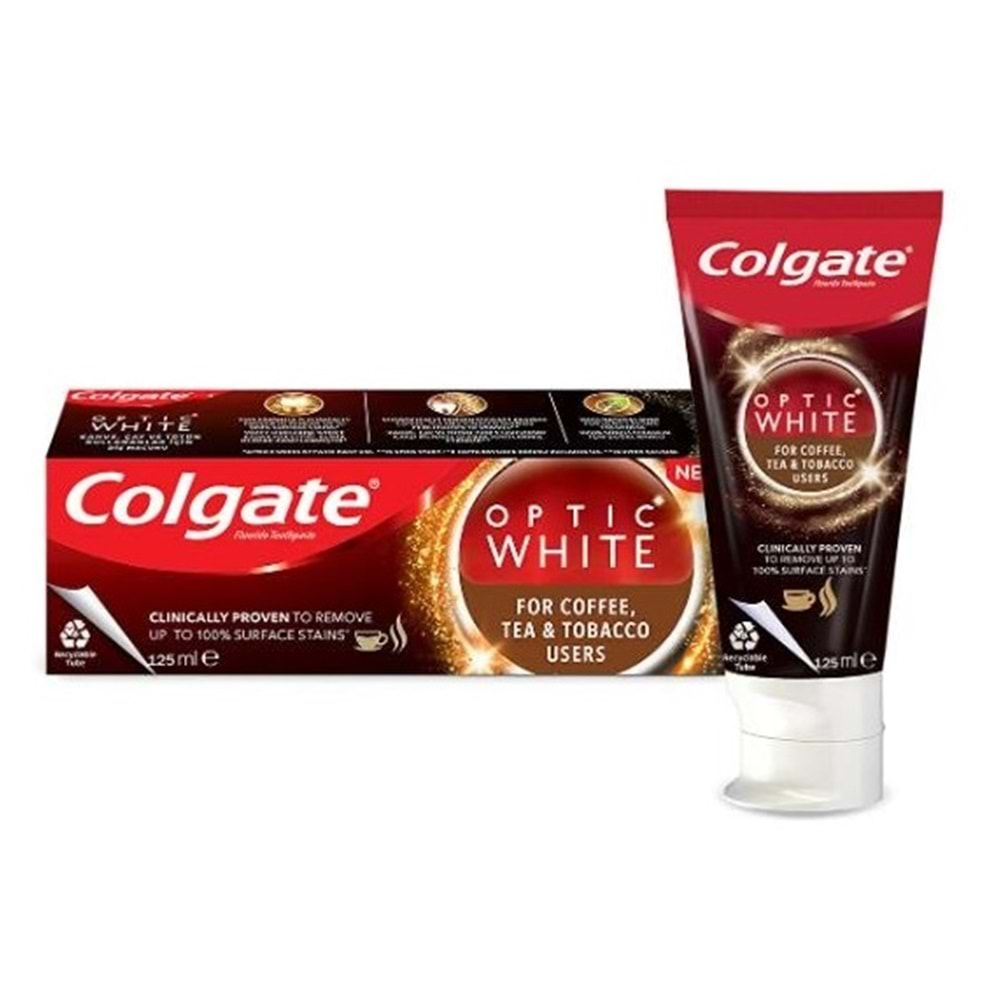 Colgate Diş Macunu Optic White 125ML Çay-Kahve-Sigara