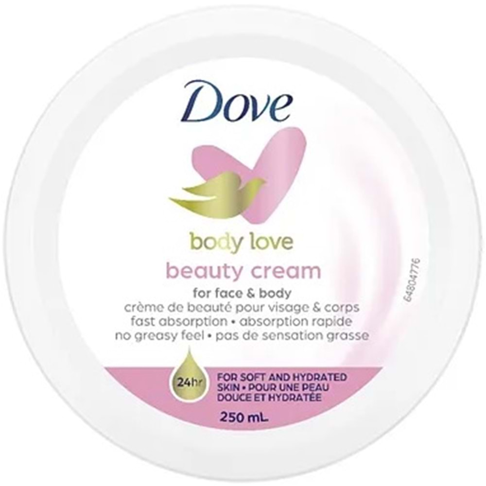 Dove Besleyici El ve Vücut Bakım Kremi 250ML Beauty Cream (Pembe)