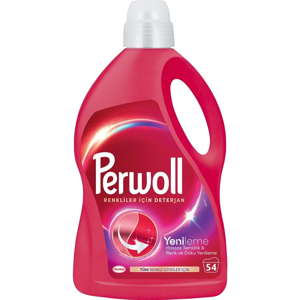 Perwoll Sıvı Çamaşır Deterjanı 2.97LT Renkli (54 Yıkama)