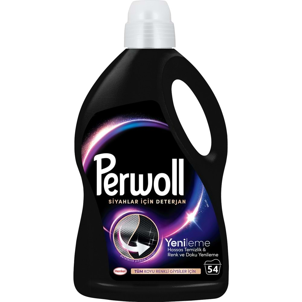 Perwoll Sıvı Çamaşır Deterjanı 2.97LT Siyah (54 Yıkama)