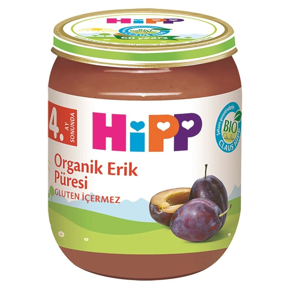 Hipp Organik Kavanoz Maması 125GR Erik Püresi