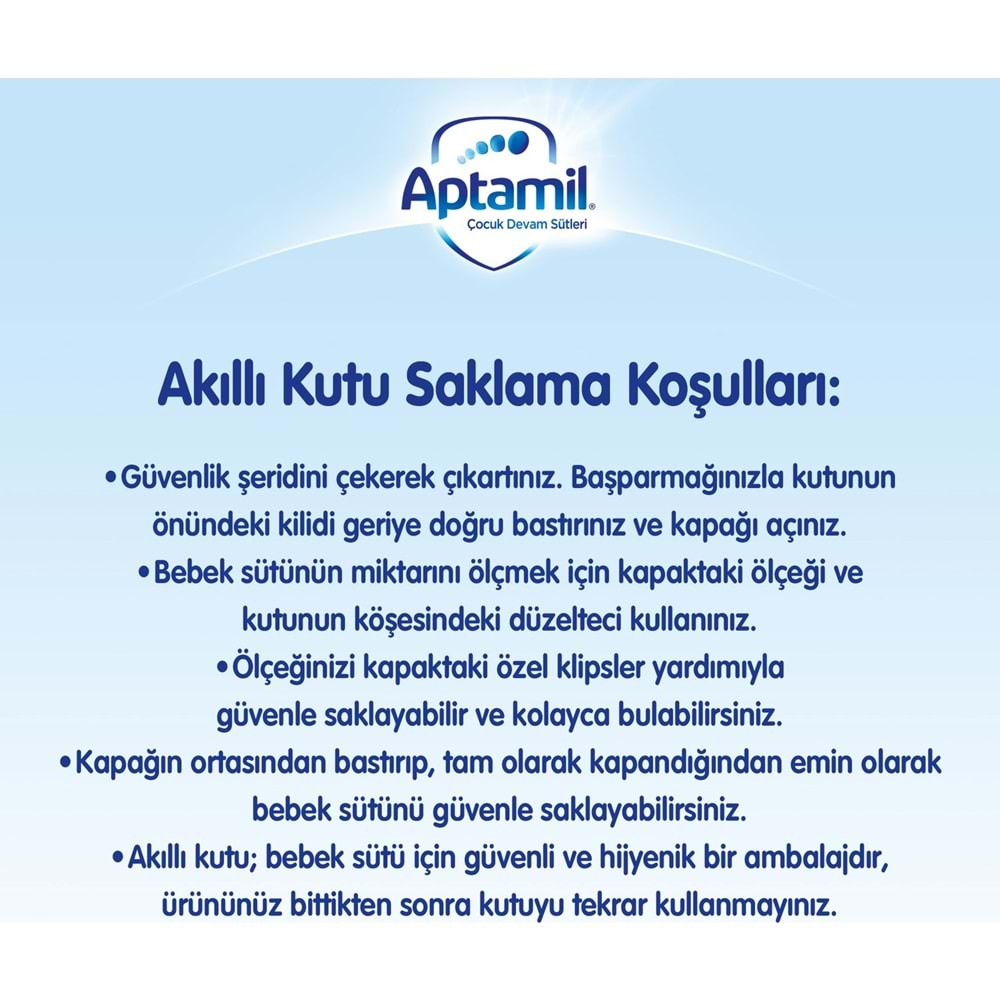 Nutrıcıa Aptamil 800GR Bebek Sütü No:1 (0-6 Ay) Doğumdan İtibaren (5 Li Set)