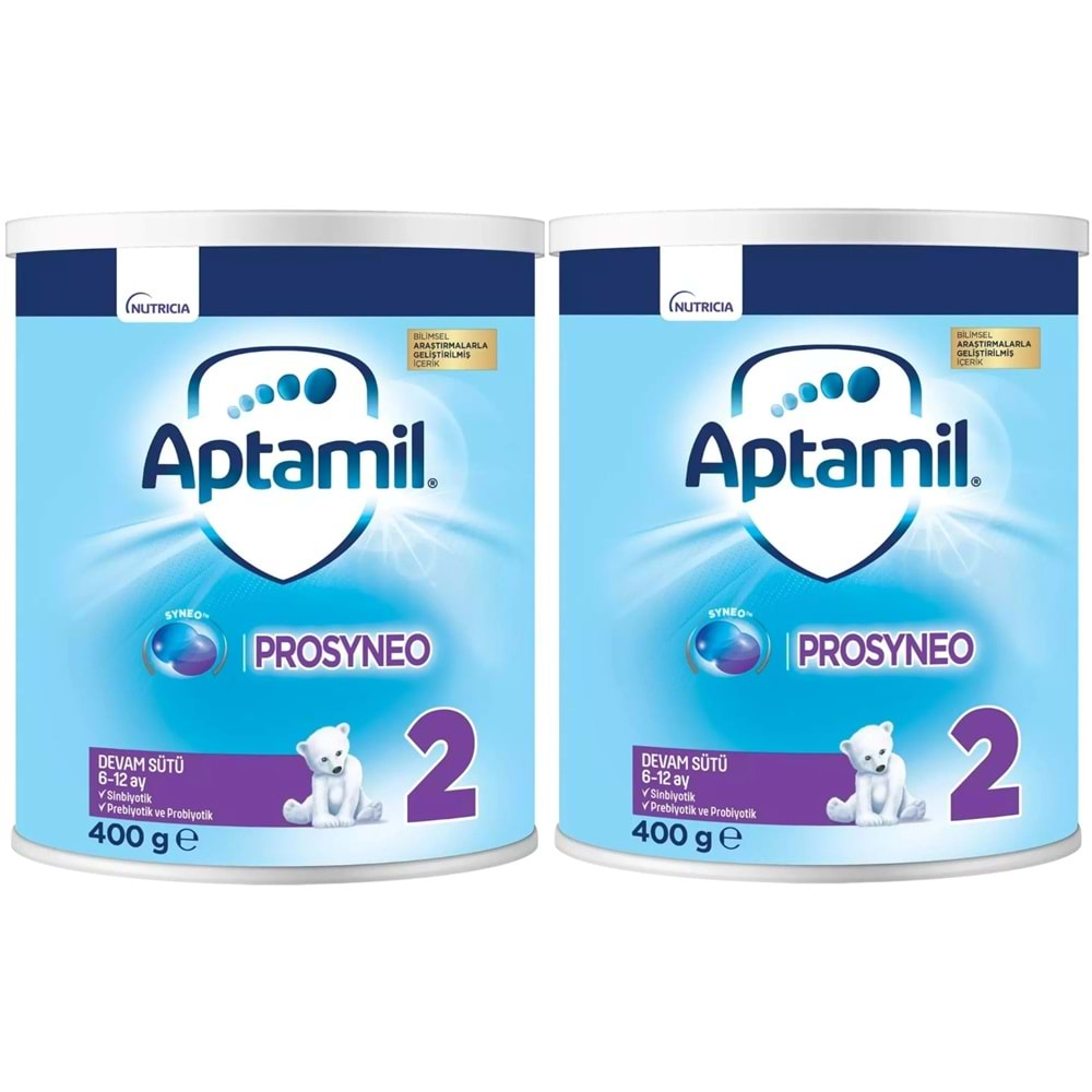 Nutrıcıa Aptamil Prosyneo Bebek Sütü 400GR No:2 (6-12 Ay) (2 Li Set)