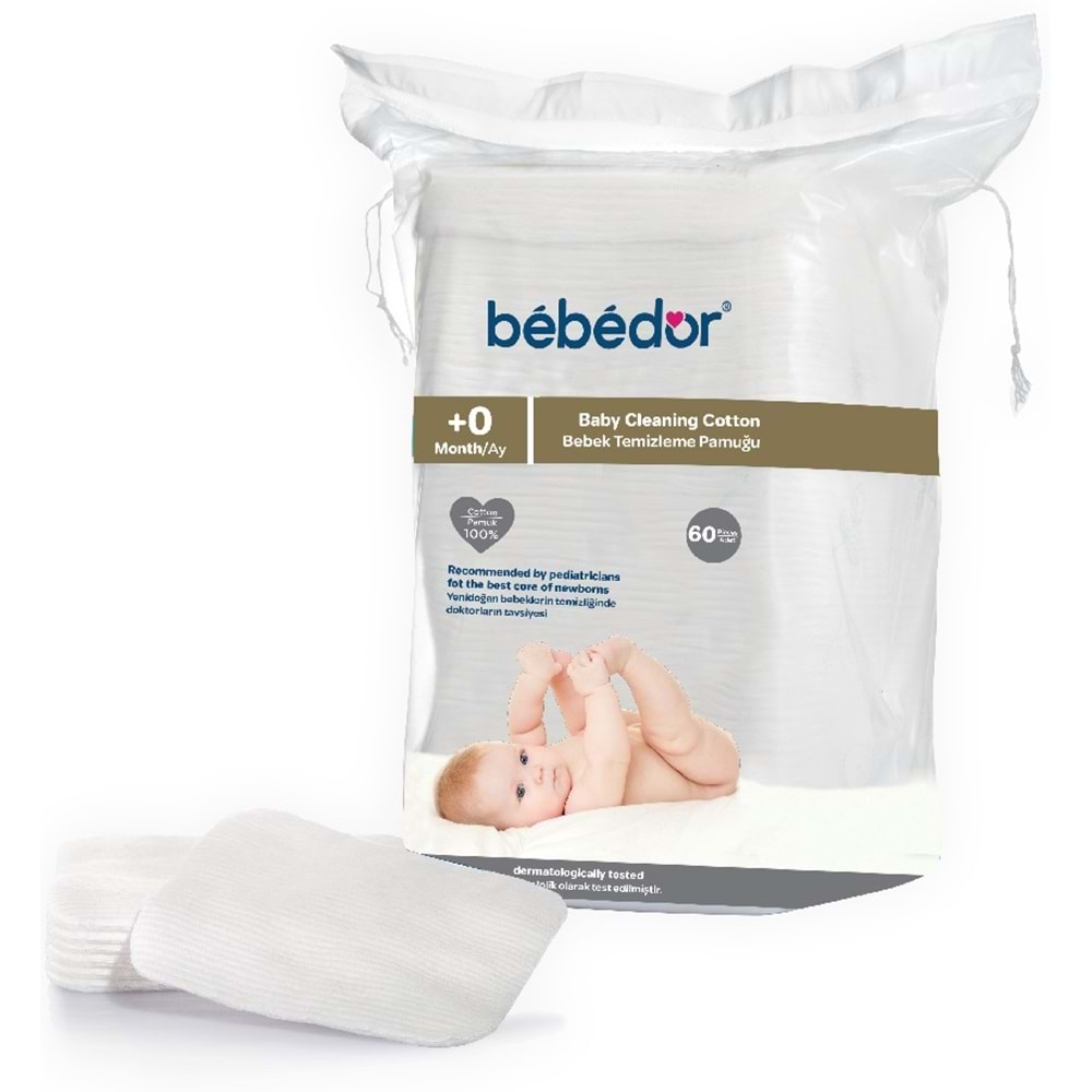 Bebedor Bebek Temizleme Pamuğu 1440 Adet (24Pk*60)