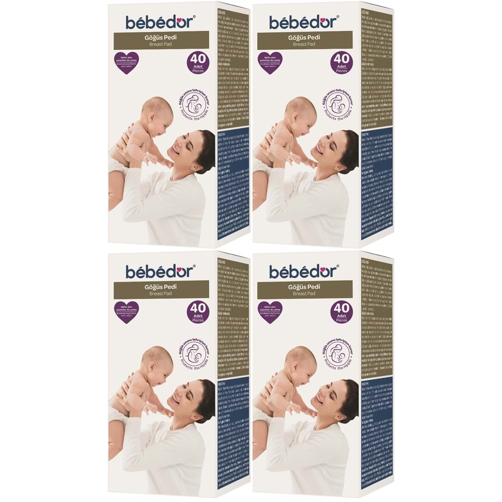 Bebedor Göğüs Pedi 160 Adet (4PK*40)