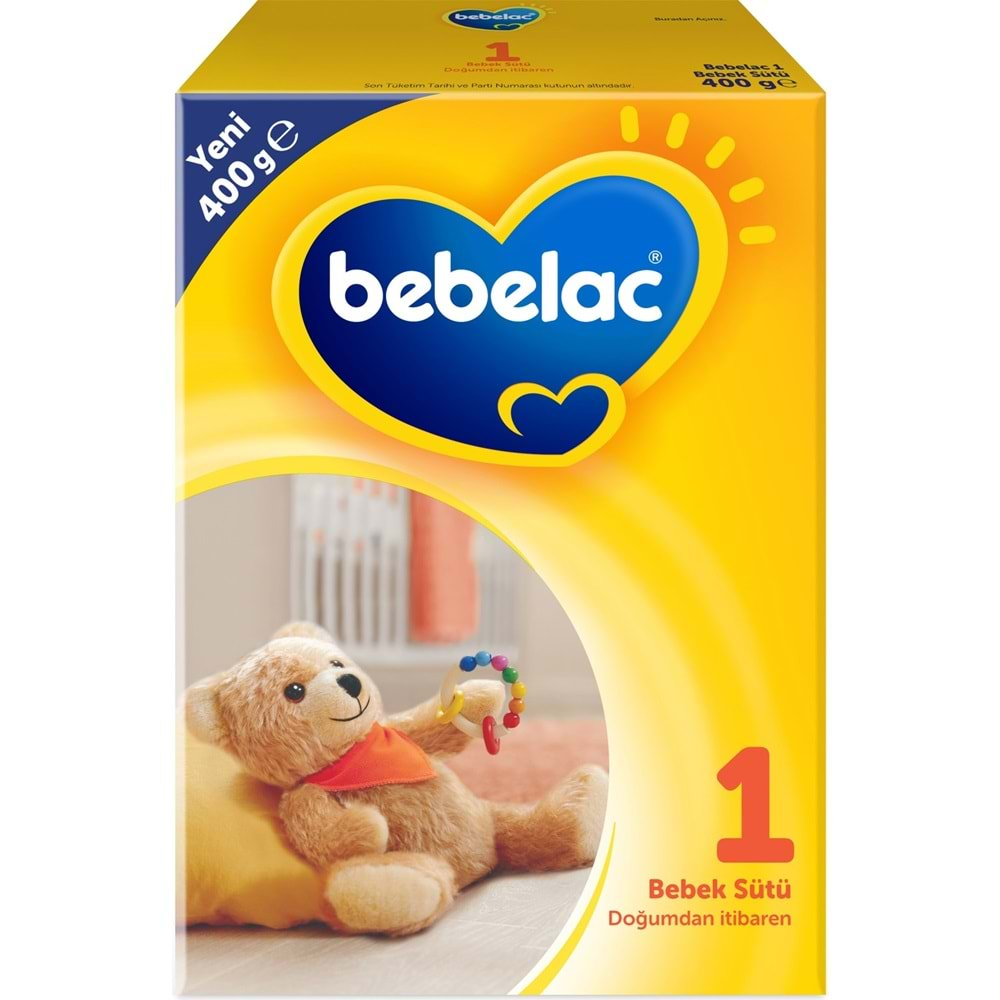 Bebelac 400GR No:1 Bebek Sütü (0-6 Ay) Doğumdan İtibaren (3 Lü Set)