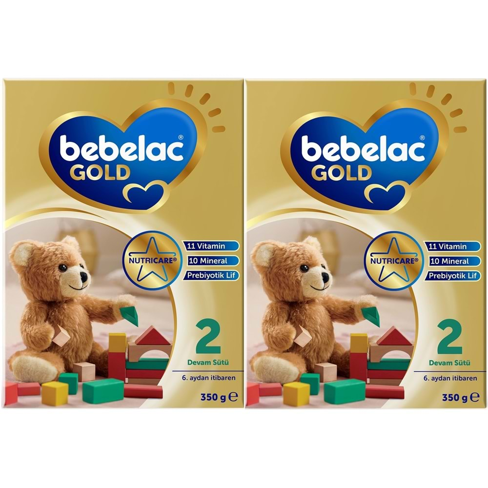 Bebelac Gold 350GR No:2 Devam Sütü (6-9 Ay) (2 Li Set)