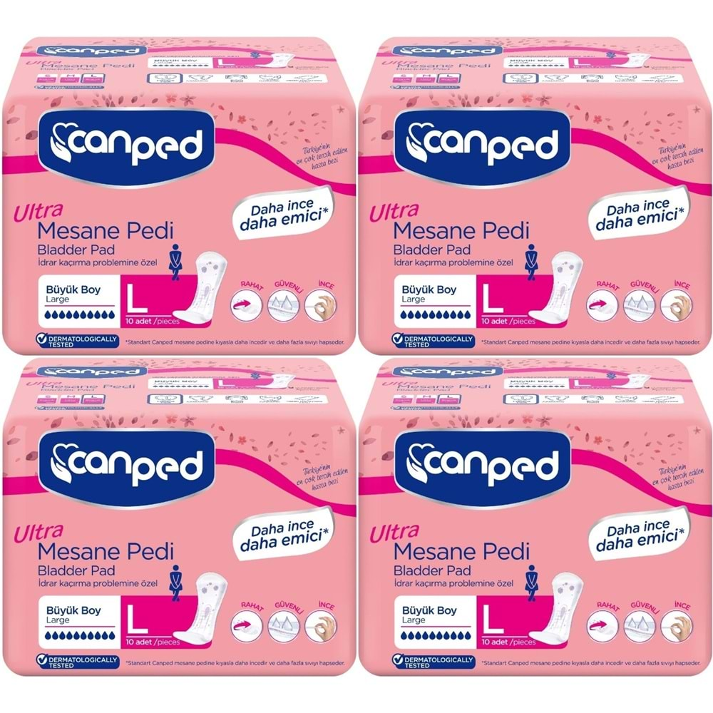 Canped Mesane Pedi Ultra Large-Büyük 40 Adet (4PK*10)