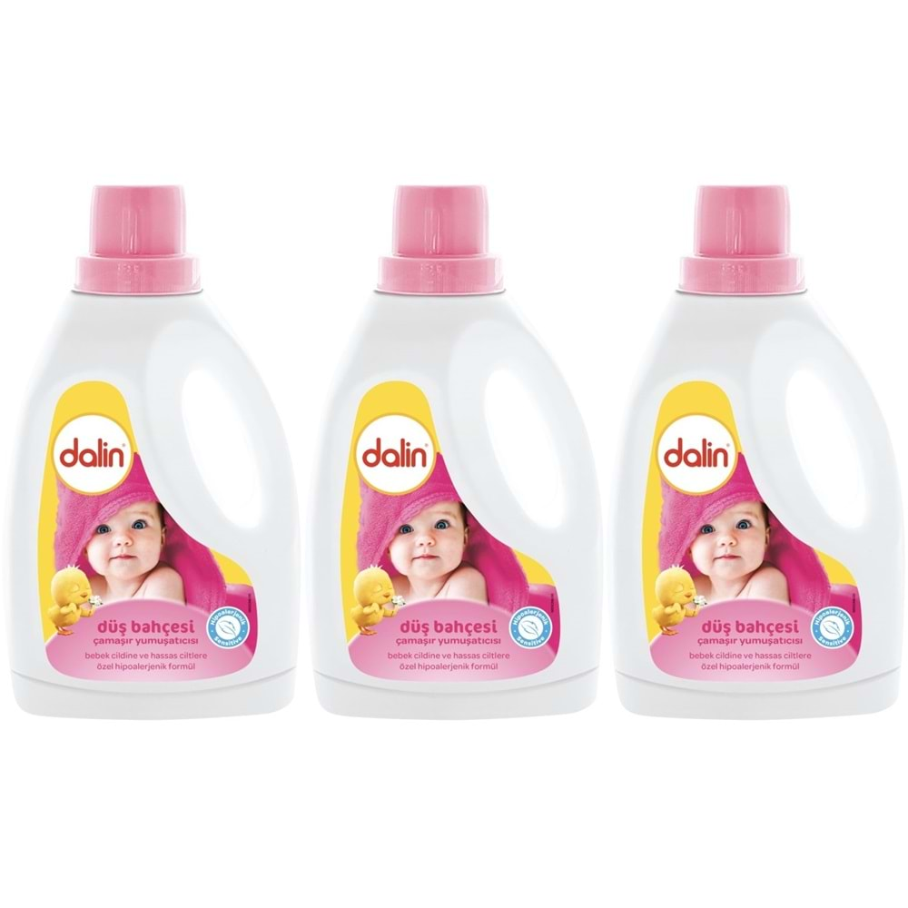 Dalin Çamaşır Yumuşatıcı 1.5LT Düş Bahçesi (3 Lü Set) (Bebeklere Özel)