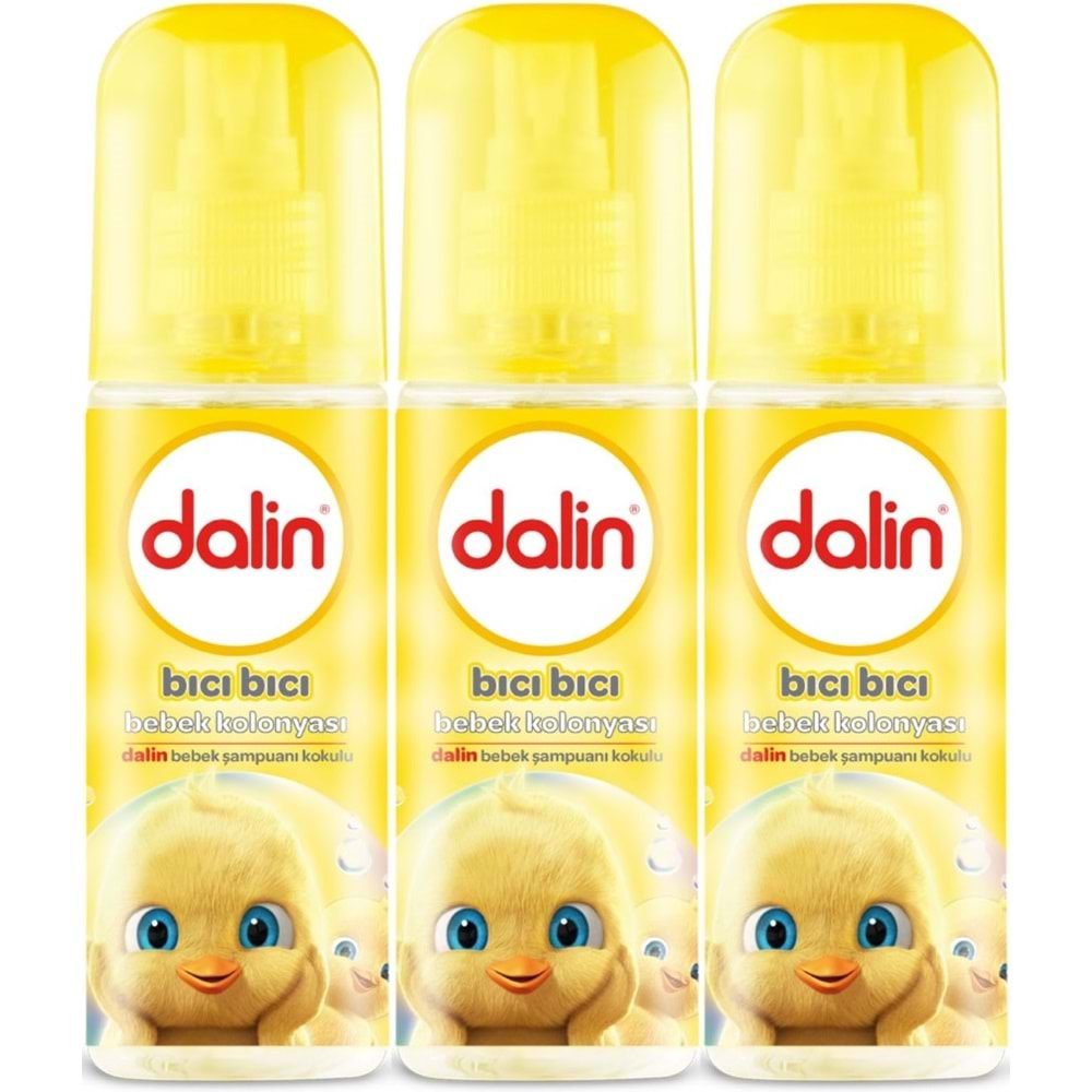 Dalin Bebek Kolonyası 150ML Klasik (Bıcı Bıcı Kokusu) (3 Lü Set)