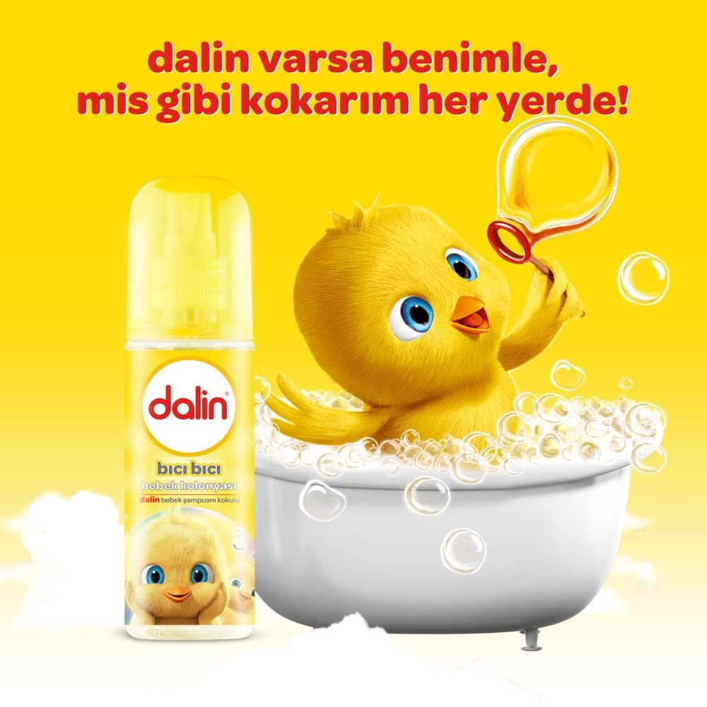 Dalin Bebek Kolonyası 150ML Klasik (Bıcı Bıcı Kokusu) (3 Lü Set)