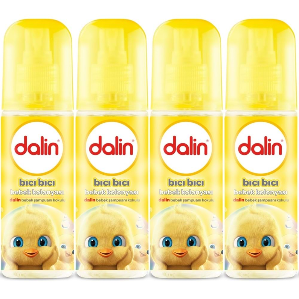 Dalin Bebek Kolonyası 150ML Klasik (Bıcı Bıcı Kokusu) (4 Lü Set)