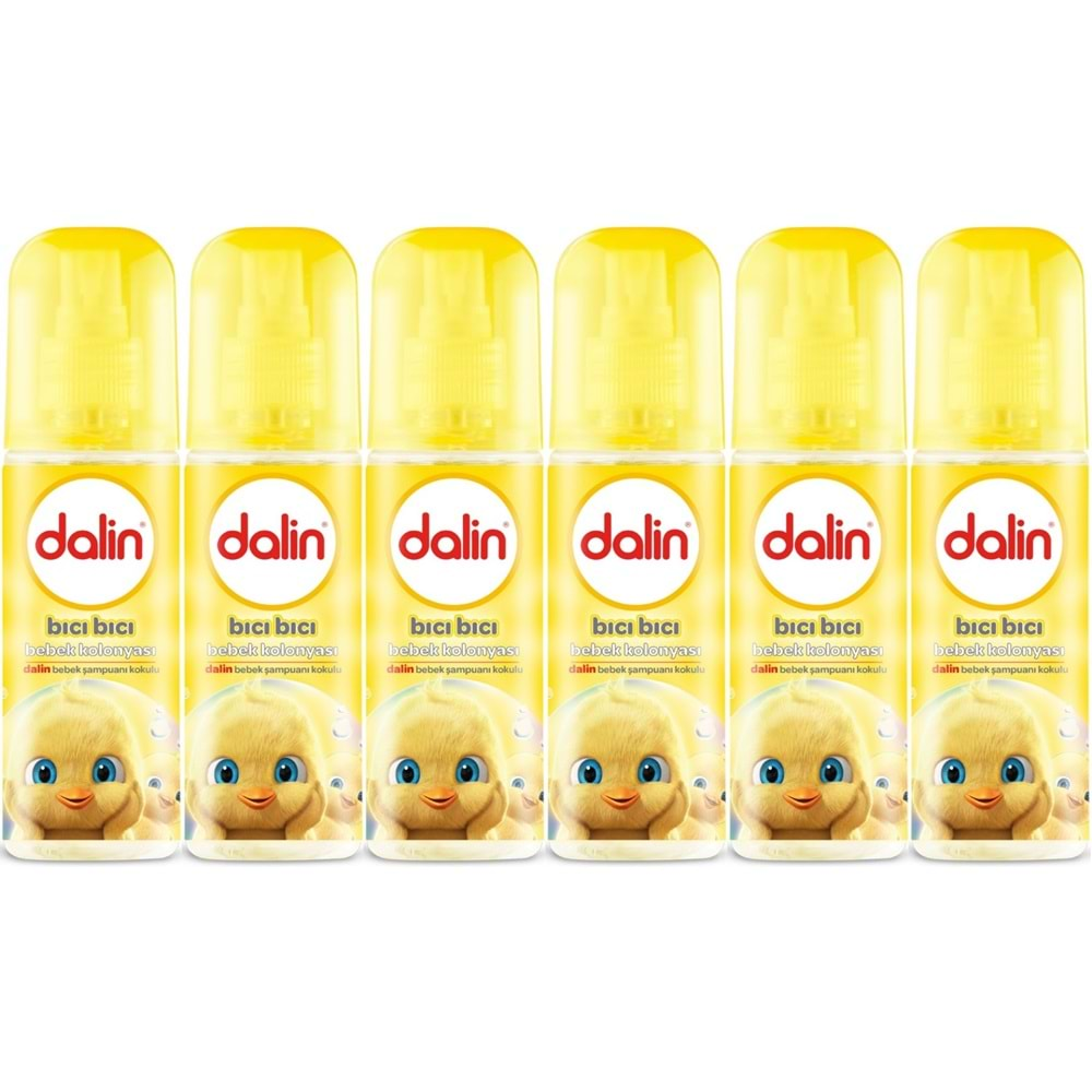 Dalin Bebek Kolonyası 150ML Klasik (Bıcı Bıcı Kokusu) (6 Lı Set)