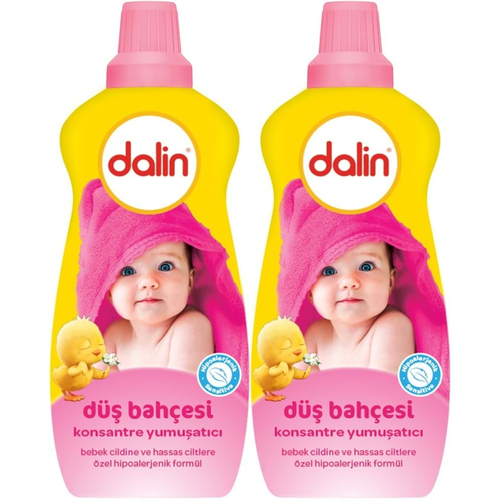 Dalin Çamaşır Yumuşatıcı Konsantre 1200ML Düş Bahçesi (2 Li Set)