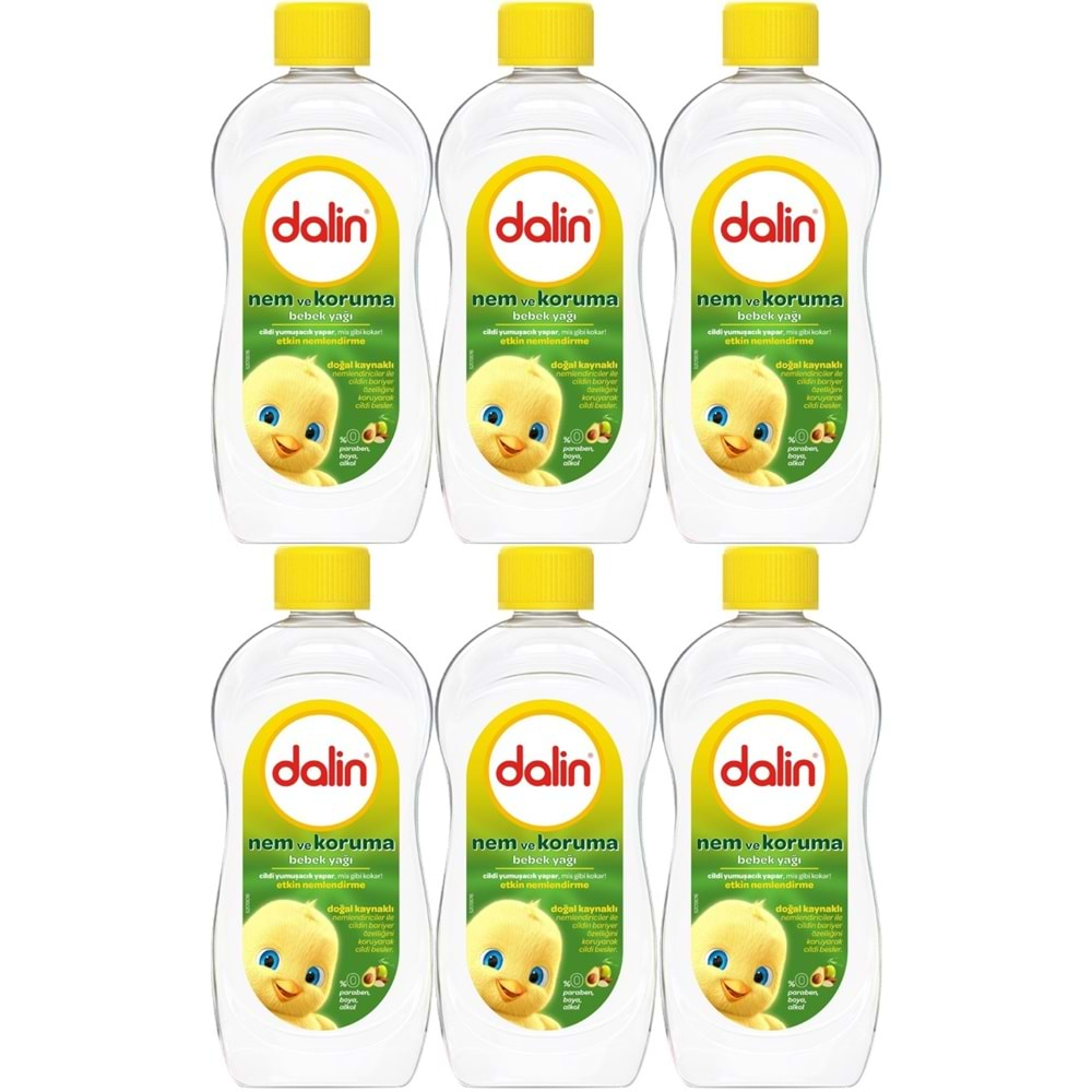 Dalin Bebek Yağı 300ML Nem ve Koruma (Avokado) (6 Lı Set)