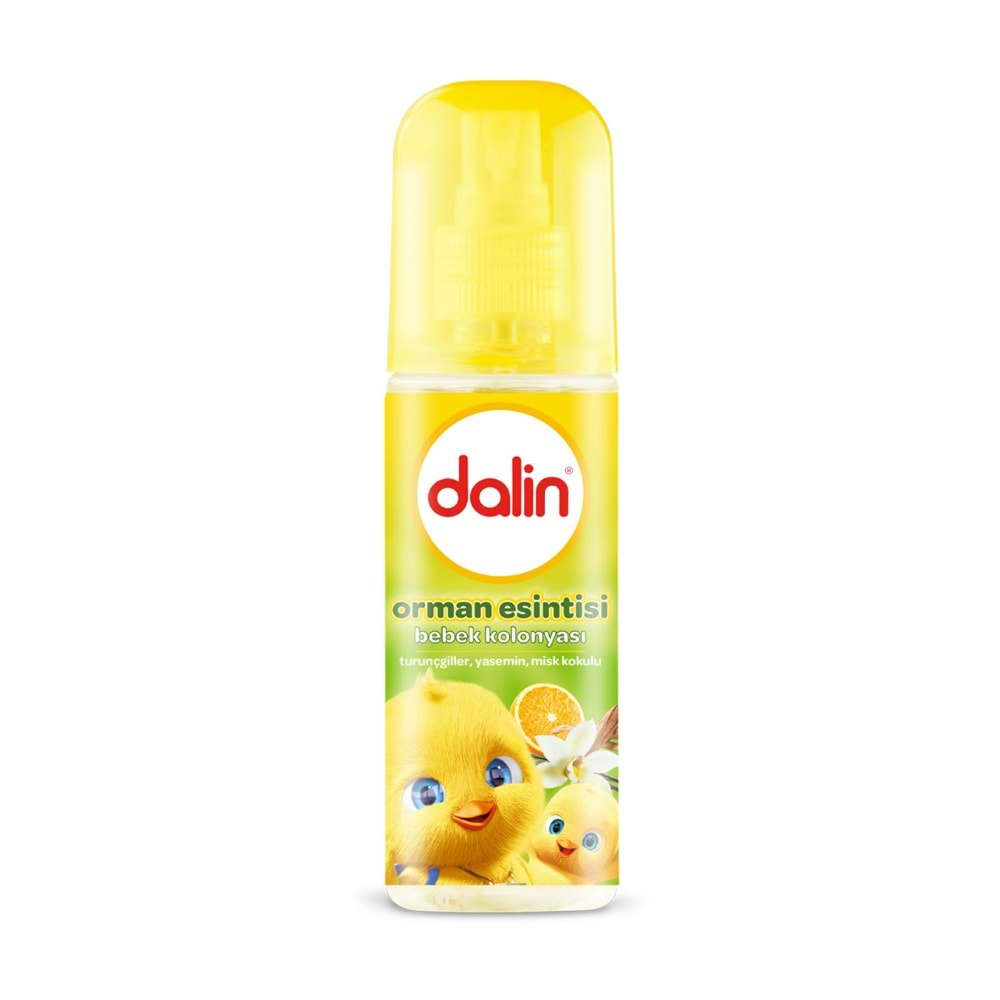 Dalin Bebek Kolonyası 150ML Orman Esintisi (Turunçgiller-Yasemin-Misk Kokulu)(3 Lü Set)