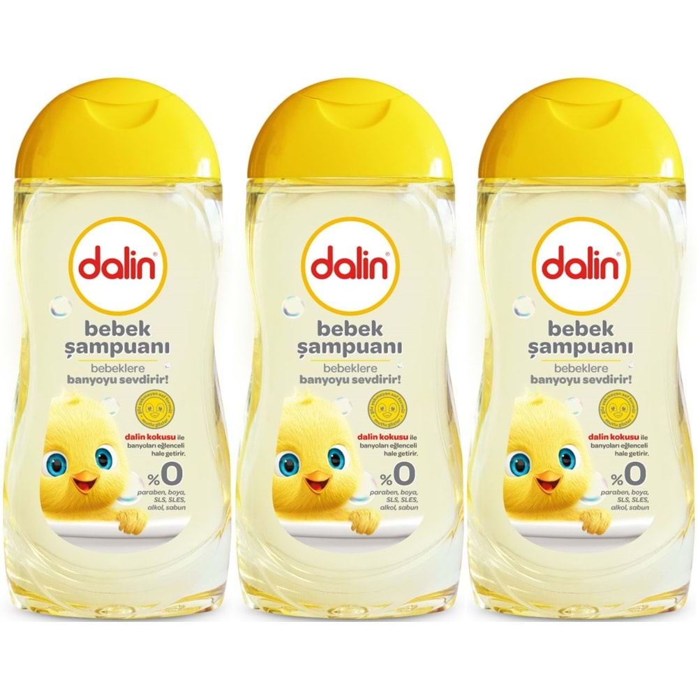 Dalin Bebek Şampuanı 200ML Klasik (3 Lü Set)