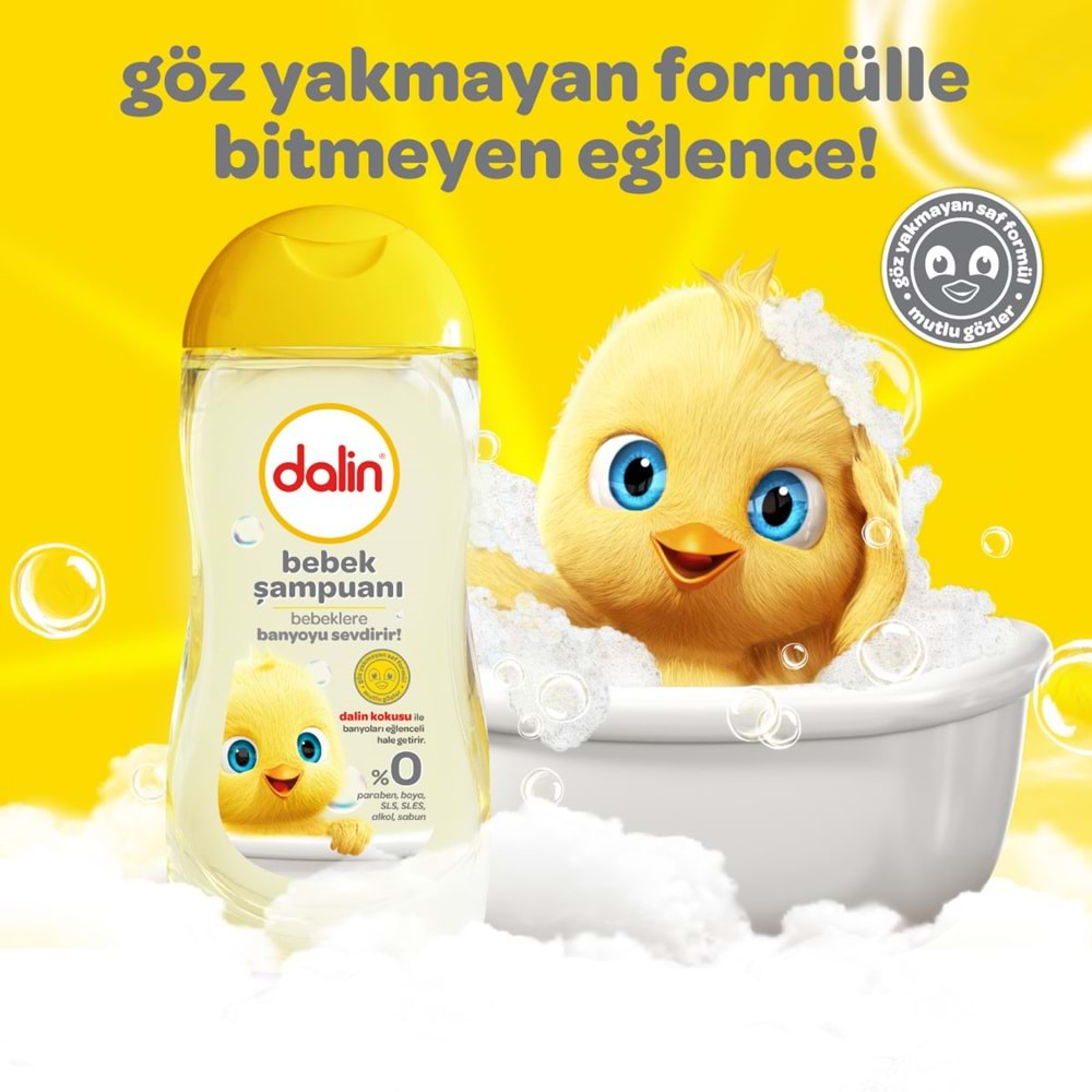 Dalin Bebek Şampuanı 200ML Klasik (9 Lu Set)