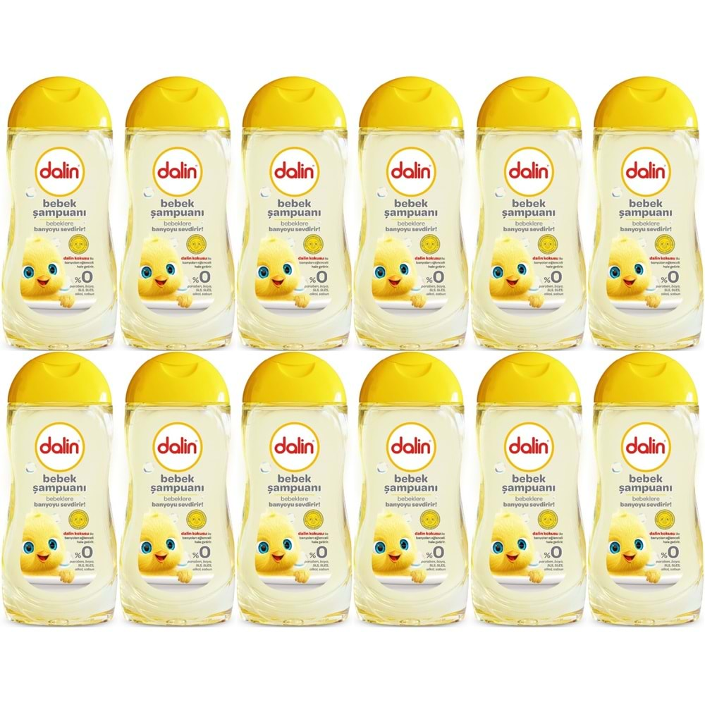 Dalin Bebek Şampuanı 200ML Klasik (12 Li Set)