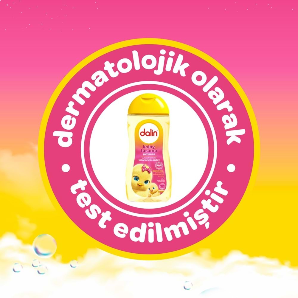 Dalin Bebek Kolay Tarama Şampuanı 200ML Badem Özlü (6 Lı Set)