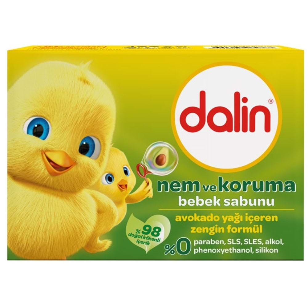 Dalin Bebek Sabunu 100GR Avakadolu (3 Lü Set)