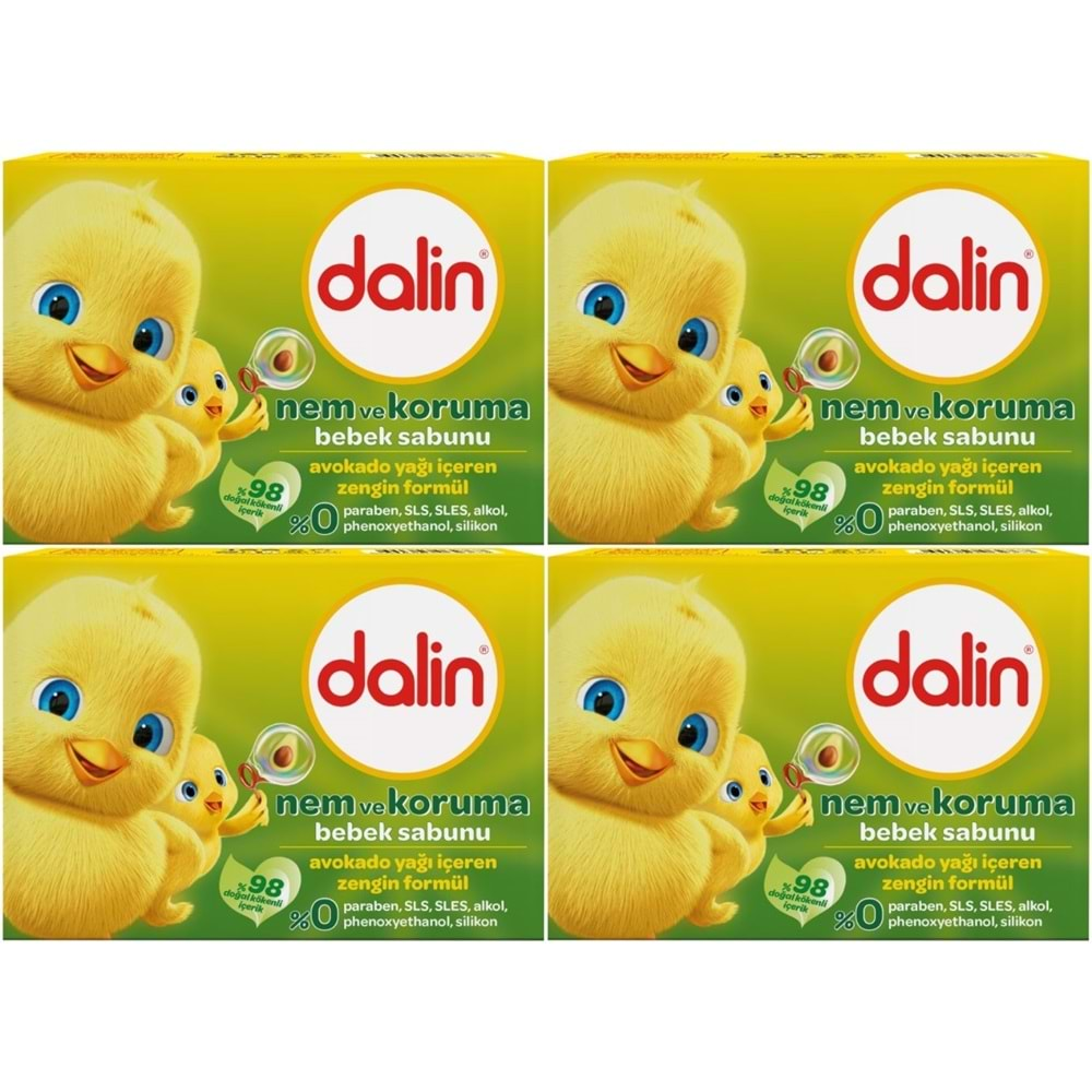 Dalin Bebek Sabunu 100GR Avakadolu (4 Lü Set)