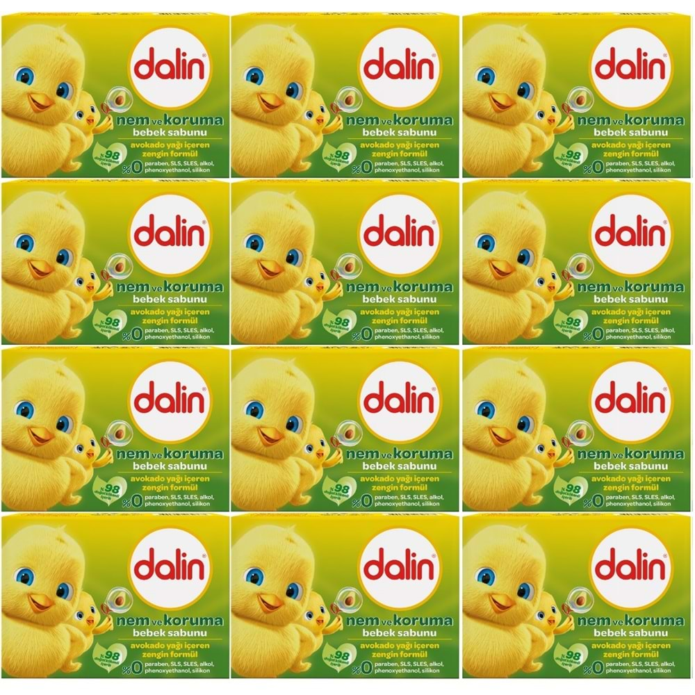 Dalin Bebek Sabunu 100GR Avakadolu (12 Li Set)