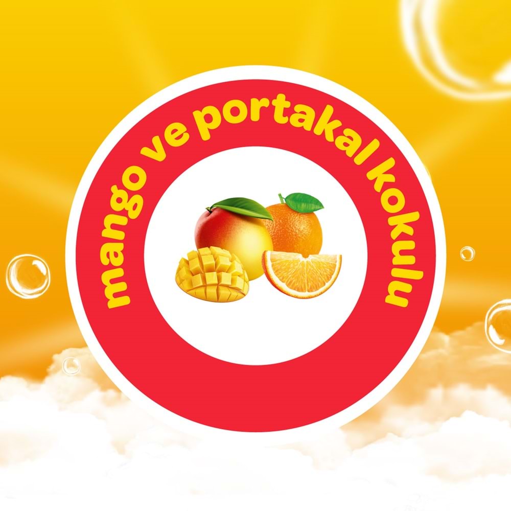 Dalin Köpük Sabun 200ML Mango ve Portakal Kokulu Çoçuklarınız İçin (6 Lı Set)